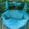 Innenansicht der Tasche Wal Hope. Stoff-Unikate handmade in germany