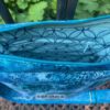 Innentasche der Book-Bag mit Schildkröten. Stoff-Unikate handmade in Germany