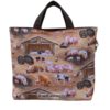 Einkaufstasche schwein gehabt, mit Schweine-Motiven. Stoff-Unikate handmade in Germany
