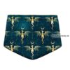 halstuch-loop, wendeloop aus baumwolle mit Fleece und Monddrachenmotiven. Stoff-Unikate handmade in Germany