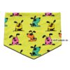 Halstuch-Loop aus Baumwollstoff und Wellnessfleece mit bunten Comic-Hunden. Stoff-Unikate handmade in Germany