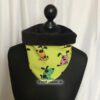 Halstuchloop, Wendeloop mit bunten comichunden. Stoff-Uniakte handmade in Germany