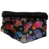 Halstuch-Loop aus Stoff und Fleece mit bunten Katzenmotiven von Laurel Burch. Stoff-Unikate handmade in Germany