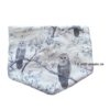 Halstuch-Loop, Wendeloop aus Stoff und Fleece mit Schnee-Eulen. Stoff-Unikate handmade in Germany