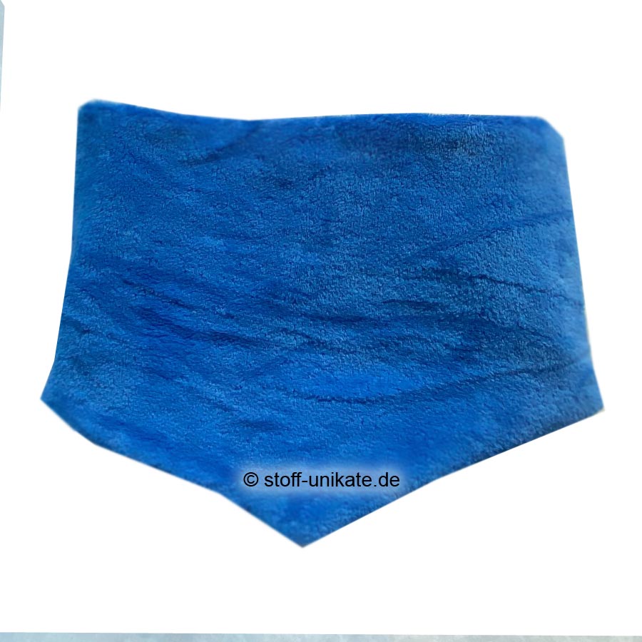 Halstuch-Loop aus königsblauem fleece. Stoff-Unikate handmade in Germany