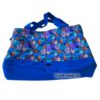XXL-Shopper mit bunten Federn. Große Tasche aus Softshell. Wasserabweisend und robust. Stoff-Unikate handmade in Germany
